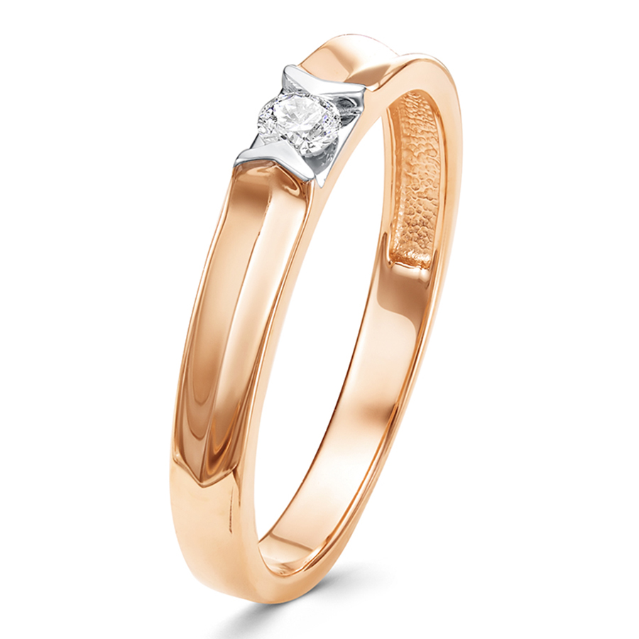 Кольцо, золото, бриллиант, 3339-110